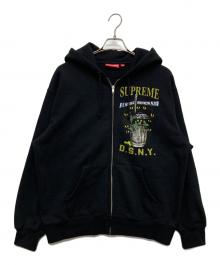 SUPREME×DSNY（シュプリーム×ディーエスエヌワイ）の古着「DSNY Zip Up Hooded Sweatshirt」｜ブラック