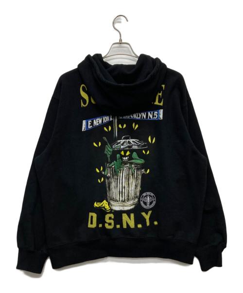 SUPREME（シュプリーム）Supreme (シュプリーム) DSNY (ディーエスエヌワイ) DSNY Zip Up Hooded Sweatshirt ブラック サイズ:Ｍの古着・服飾アイテム
