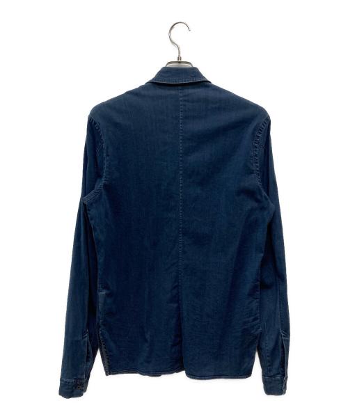 PRADA（プラダ）PRADA (プラダ) ストレッチデニムシャツ/GEC009 1B17 インディゴ サイズ:39の古着・服飾アイテム