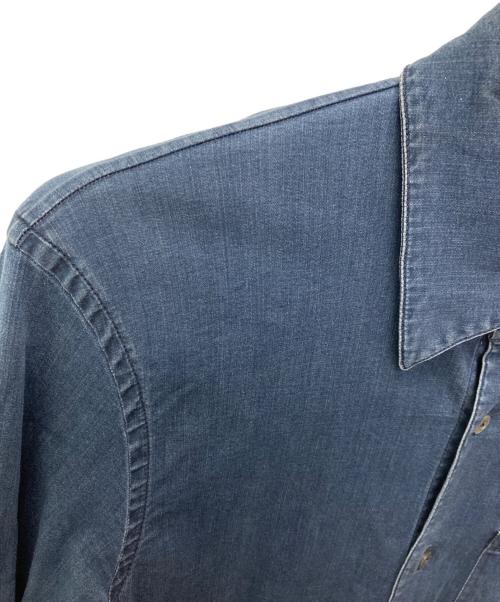 PRADA（プラダ）PRADA (プラダ) ストレッチデニムシャツ/GEC009 1B17 インディゴ サイズ:39の古着・服飾アイテム
