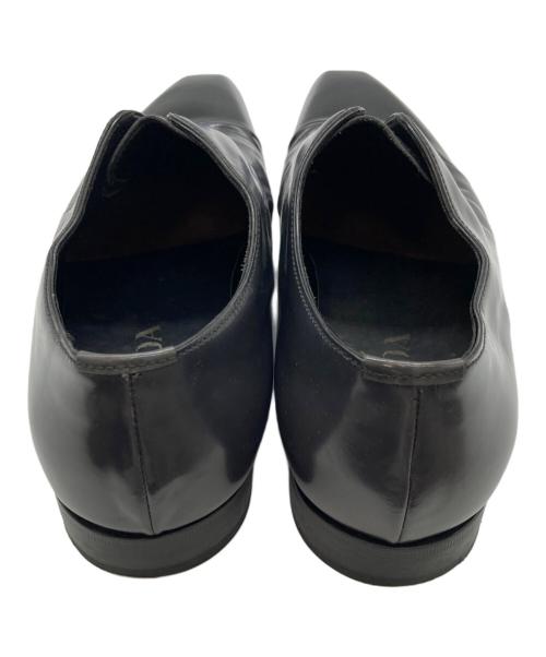 PRADA（プラダ）PRADA (プラダ) パテントドレスシューズ/2P 2575 グレー×ブラック サイズ:7 1/2の古着・服飾アイテム