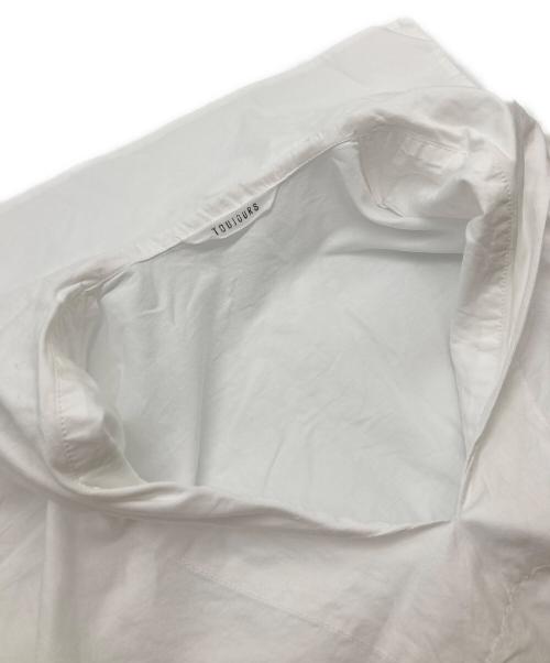 Toujours（トゥジュー）Toujours (トゥジュー) カフスリーブセーラーカラーシャツ ホワイト サイズ:2の古着・服飾アイテム