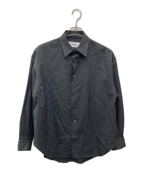 JOHN MAISON SMITH JANE SMITH（ジョン メイソン スミス ジェーン スミス）JOHN MAISON SMITH JANE SMITH (ジョン メイソン スミス ジェーン スミス) WASHABLE WOOL TROPICAL REGULAR SHIRT ブラック サイズ:Sの古着・服飾アイテム