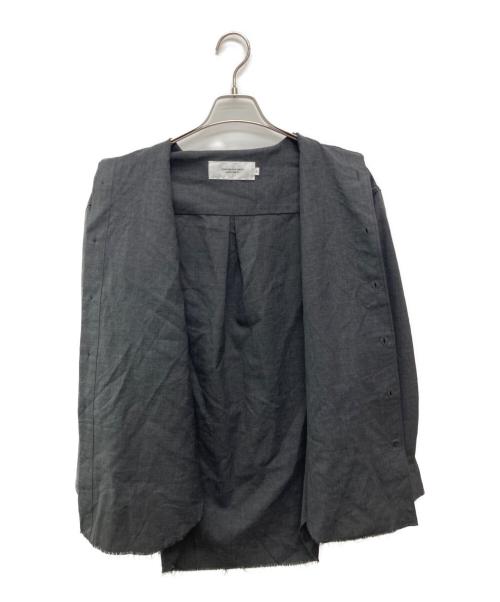 JOHN MAISON SMITH JANE SMITH（ジョン メイソン スミス ジェーン スミス）JOHN MAISON SMITH JANE SMITH (ジョン メイソン スミス ジェーン スミス) WASHABLE WOOL TROPICAL REGULAR SHIRT ブラック サイズ:Sの古着・服飾アイテム