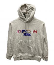 WIND AND SEA×SONIC THE HEDGEHOG（ウィンダンシー×ソニックザヘッジホッグ）の古着「Hooded Sweatshirt」｜グレー