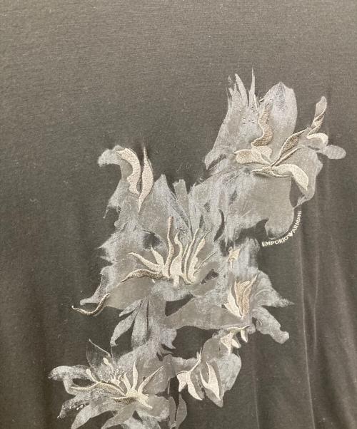 EMPORIO ARMANI（エンポリオ アルマーニ）EMPORIO ARMANI (エンポリオ アルマーニ) Erkek T-Shirt ブラック サイズ:Lの古着・服飾アイテム