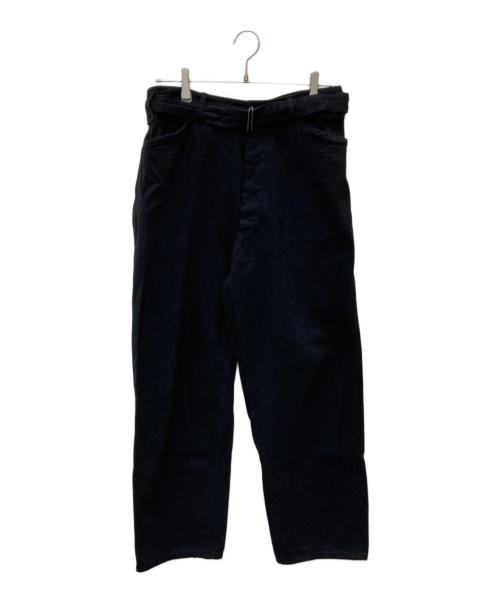 COMOLI（コモリ）COMOLI (コモリ) ベルテッドパンツ/A03-03001 ブラック サイズ:1の古着・服飾アイテム