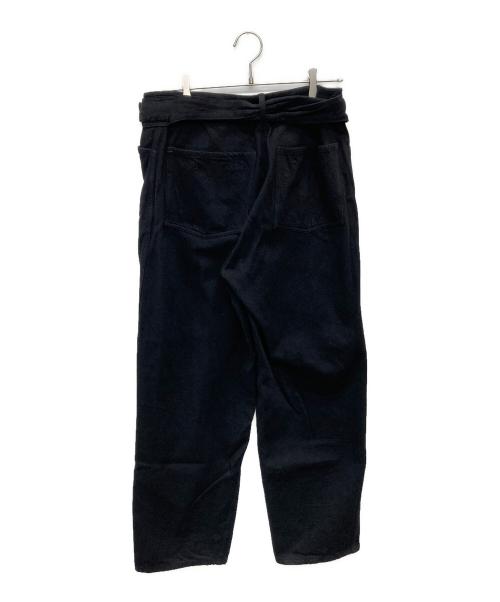 COMOLI（コモリ）COMOLI (コモリ) ベルテッドパンツ/A03-03001 ブラック サイズ:1の古着・服飾アイテム