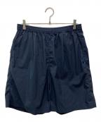 PAPERSKY WEARペーパースカイウェア）の古着「MAGAZINE CHECK EASY SHORTS/PS251007」｜ネイビー