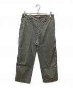 AURALEEオーラリー）の古着「WASHED FINX POLYESTER CHINO PANTS/A9AP01PN」｜カーキ