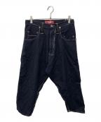 JUNYA WATANABE MAN×LEVI'Sジュンヤワタナベマン×リーバイス）の古着「ステッチデザインサルエルパンツ/WN-P205」｜インディゴ