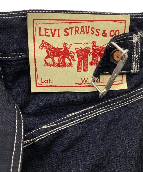 JUNYA WATANABE MAN（ジュンヤワタナベマン）JUNYA WATANABE MAN (ジュンヤワタナベマン) LEVI'S (リーバイス) ステッチデザインサルエルパンツ/WN-P205 インディゴ サイズ:Ｓの古着・服飾アイテム