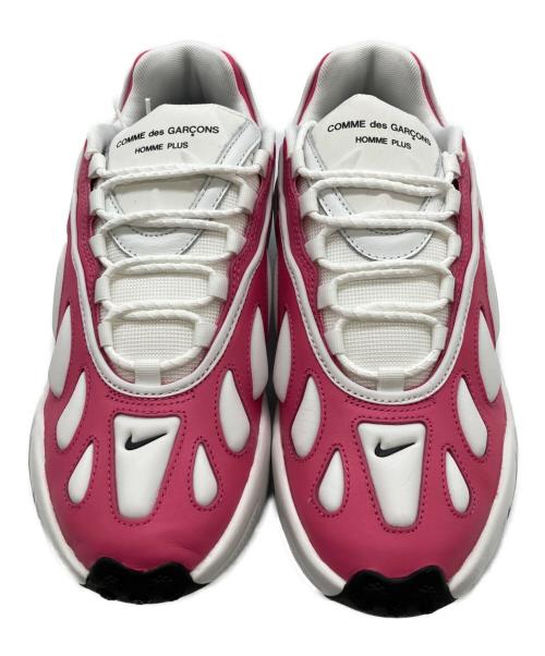 NIKE（ナイキ）NIKE (ナイキ) COMME des GARCONS HOMME PLUS (コムデギャルソンオムプリュス) SENSE 96SP/ローカットスニーカー/IF7038-600 ホワイト×ピンク サイズ:27cmの古着・服飾アイテム