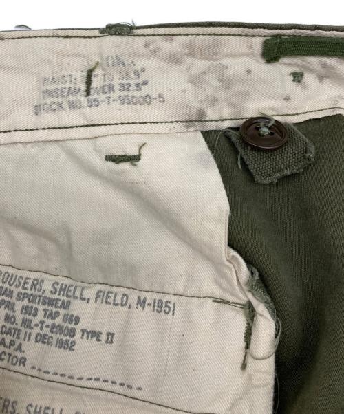 US ARMY（ユーエスアーミー）US ARMY (ユーエスアーミー) 50's M-51フィールドパンツ カーキ サイズ:Ｌの古着・服飾アイテム