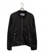 DIESELディーゼル）の古着「J-GLORY-NW/ジップアップジャケット」｜ブラック