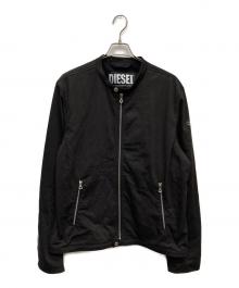 DIESEL（ディーゼル）の古着「J-GLORY-NW/ジップアップジャケット」｜ブラック