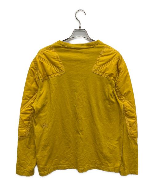 BURBERRY（バーバリー）BURBERRY (バーバリー) Panelled Fine-Knit/カットソー/8077531 イエロー サイズ:Ｌの古着・服飾アイテム