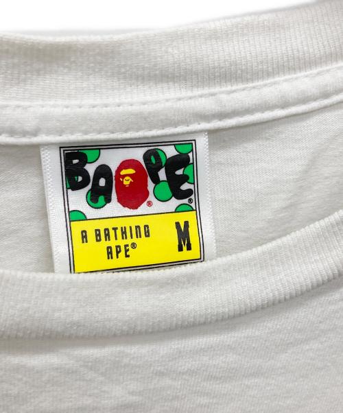 A BATHING APE（アベイシングエイプ）A BATHING APE (アベイシングエイプ) GOD SELECTION XXX (ゴッド セレクション トリプルエックス) プリントTシャツ ホワイト サイズ:Mの古着・服飾アイテム