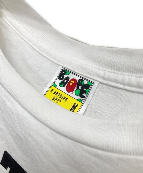 A BATHING APE（アベイシングエイプ）A BATHING APE (アベイシングエイプ) GOD SELECTION XXX (ゴッド セレクション トリプルエックス) プリントTシャツ ホワイト サイズ:Mの古着・服飾アイテム