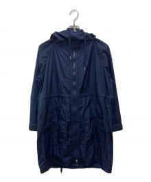 MONCLER（モンクレール）の古着「ORTIE ナイロンフーデッドコート/C10934911305」｜ネイビー