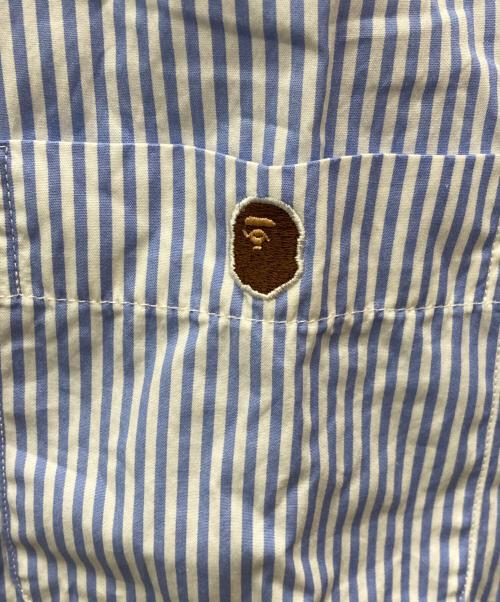 A BATHING APE（アベイシングエイプ）A BATHING APE (アベイシングエイプ) 'Ape Head' One Point Shirt ブルー サイズ:Sの古着・服飾アイテム