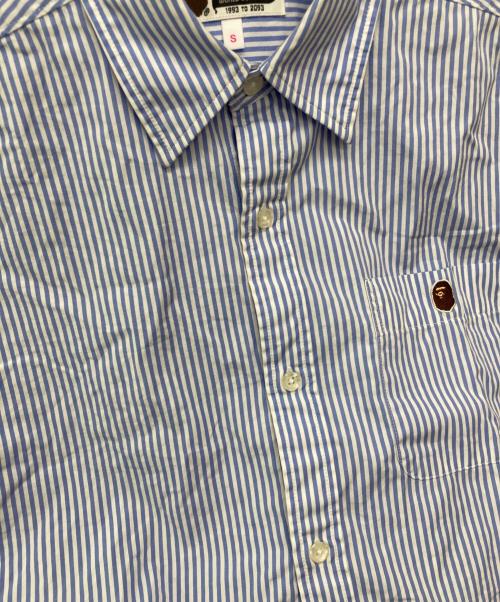 A BATHING APE（アベイシングエイプ）A BATHING APE (アベイシングエイプ) 'Ape Head' One Point Shirt ブルー サイズ:Sの古着・服飾アイテム