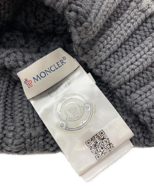 MONCLER（モンクレール）MONCLER (モンクレール) ニット帽/B2-091-00223-00-04629 グレーの古着・服飾アイテム
