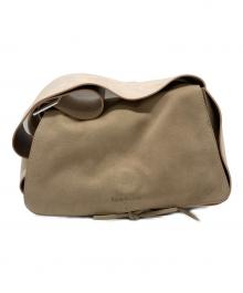 Acne studios（アクネ ストゥディオズ）の古着「Two-Tone Nubuck Shoulder Bag/FN-WN-BAGS000219」｜ベージュ×ピンク