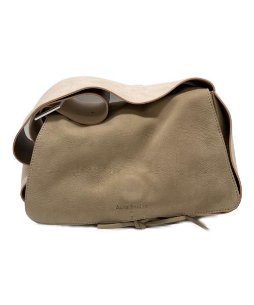 Acne studios（アクネ ストゥディオズ）ACNE STUDIOS (アクネ ストゥディオズ) Two-Tone Nubuck Shoulder Bag/FN-WN-BAGS000219 ベージュ×ピンクの古着・服飾アイテム