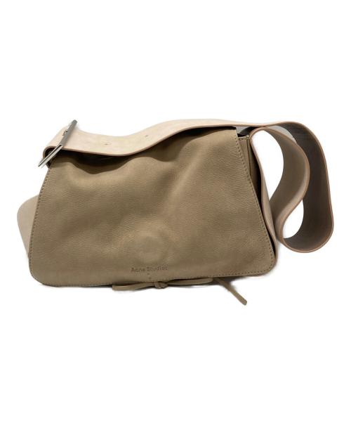 Acne studios（アクネ ストゥディオズ）ACNE STUDIOS (アクネ ストゥディオズ) Two-Tone Nubuck Shoulder Bag/FN-WN-BAGS000219 ベージュ×ピンクの古着・服飾アイテム