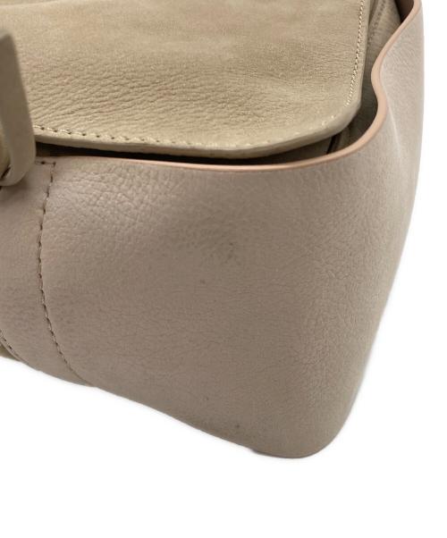 Acne studios（アクネ ストゥディオズ）ACNE STUDIOS (アクネ ストゥディオズ) Two-Tone Nubuck Shoulder Bag/FN-WN-BAGS000219 ベージュ×ピンクの古着・服飾アイテム