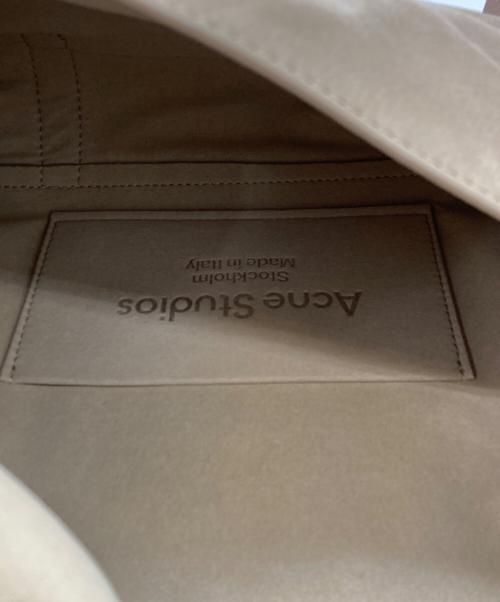 Acne studios（アクネ ストゥディオズ）ACNE STUDIOS (アクネ ストゥディオズ) Two-Tone Nubuck Shoulder Bag/FN-WN-BAGS000219 ベージュ×ピンクの古着・服飾アイテム