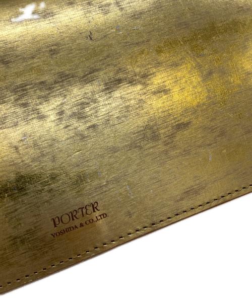 PORTER（ポーター）PORTER (ポーター) FOIL  LONG WALLET/195-01332 ゴールドの古着・服飾アイテム