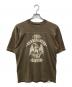 TENDERLOIN（テンダーロイン）の古着「イーグルフットボールTシャツ」｜ブラウン