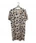marimekko（マリメッコ）の古着「Johanas Unikko/総柄ワンピース」｜ネイビー×ベージュ