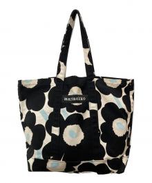 marimekko（マリメッコ）の古着「PERUSKASSI PIENI UNIKKO 2/トートバッグ」｜ブラック