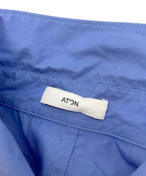ATON（エイトン）ATON (エイトン) Suvin Broad Washed Shir ブルー サイズ:04の古着・服飾アイテム