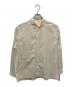 ATON（エイトン）の古着「SHRINK COTTON LAWN WIDE SHIRT/BLAGGW0602」｜ベージュ