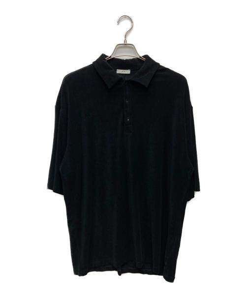 ATON（エイトン）ATON (エイトン) FRESCA PILE POLO SHIRTS ブラック サイズ:6の古着・服飾アイテム