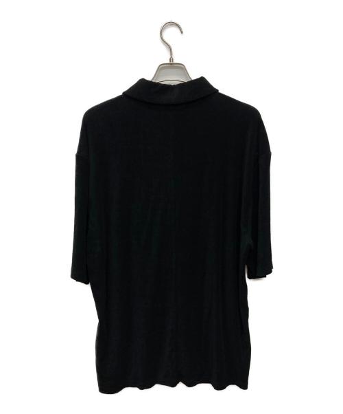 ATON（エイトン）ATON (エイトン) FRESCA PILE POLO SHIRTS ブラック サイズ:6の古着・服飾アイテム