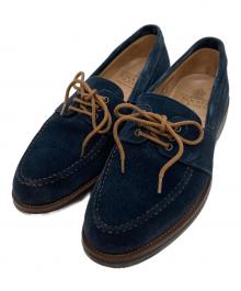 Crockett & Jones（クロケット＆ジョーンズ）の古着「FALMOUTH スウェードシューズ/20349」｜ネイビー