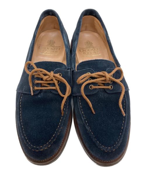 Crockett & Jones（クロケット＆ジョーンズ）Crockett & Jones (クロケット＆ジョーンズ) FALMOUTH スウェードシューズ/20349 ネイビー サイズ:7 1/2の古着・服飾アイテム
