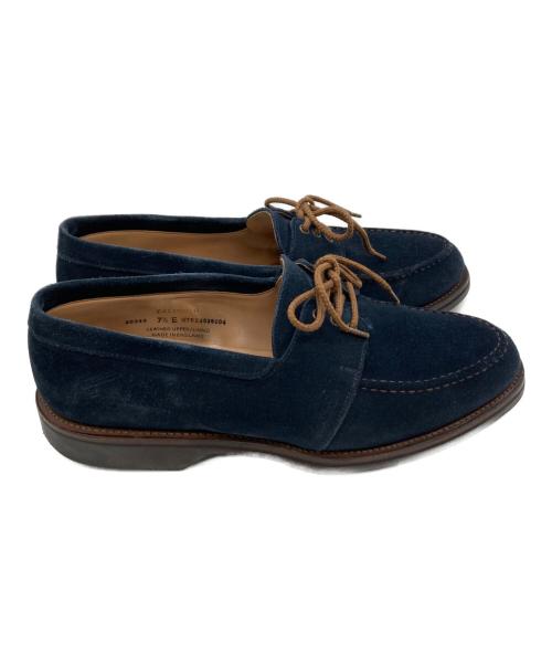 Crockett & Jones（クロケット＆ジョーンズ）Crockett & Jones (クロケット＆ジョーンズ) FALMOUTH スウェードシューズ/20349 ネイビー サイズ:7 1/2の古着・服飾アイテム