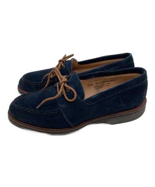 Crockett & Jones（クロケット＆ジョーンズ）Crockett & Jones (クロケット＆ジョーンズ) FALMOUTH スウェードシューズ/20349 ネイビー サイズ:7 1/2の古着・服飾アイテム