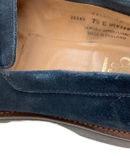 Crockett & Jones（クロケット＆ジョーンズ）Crockett & Jones (クロケット＆ジョーンズ) FALMOUTH スウェードシューズ/20349 ネイビー サイズ:7 1/2の古着・服飾アイテム