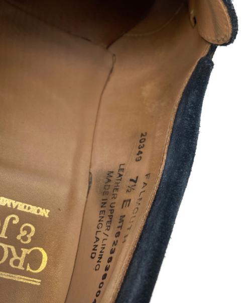 Crockett & Jones（クロケット＆ジョーンズ）Crockett & Jones (クロケット＆ジョーンズ) FALMOUTH スウェードシューズ/20349 ネイビー サイズ:7 1/2の古着・服飾アイテム