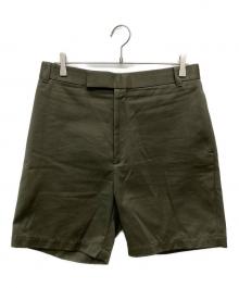 Thom Browne（トムブラウン）の古着「straight-leg twill shorts/MTU321U-F0576」｜カーキ