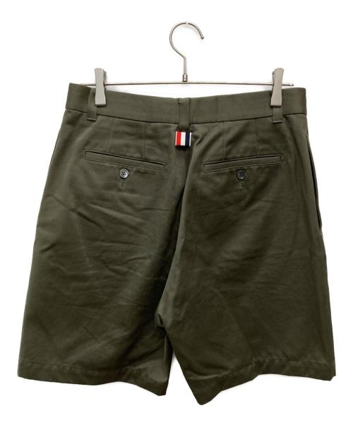 Thom Browne（トムブラウン）Thom Browne (トムブラウン) straight-leg twill shorts/MTU321U-F0576 カーキ サイズ:1の古着・服飾アイテム