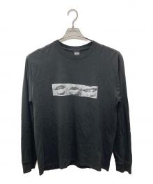 stussy（ステューシー）の古着「PHONETIC PIGMENT DYED LS TEE」｜ブラック
