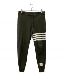 Thom Browne（トムブラウン）の古着「スウェットパンツ/MJQ008H-00535320」｜カーキ
